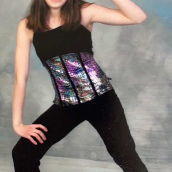 Curtain Call Costumes Small Adult Dance Top - Picture 3 of 11